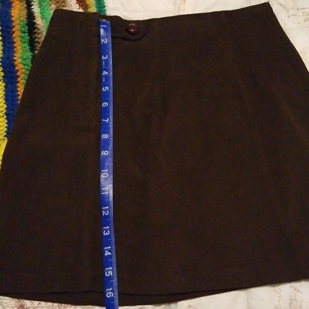 Karin Morgan brown skirt